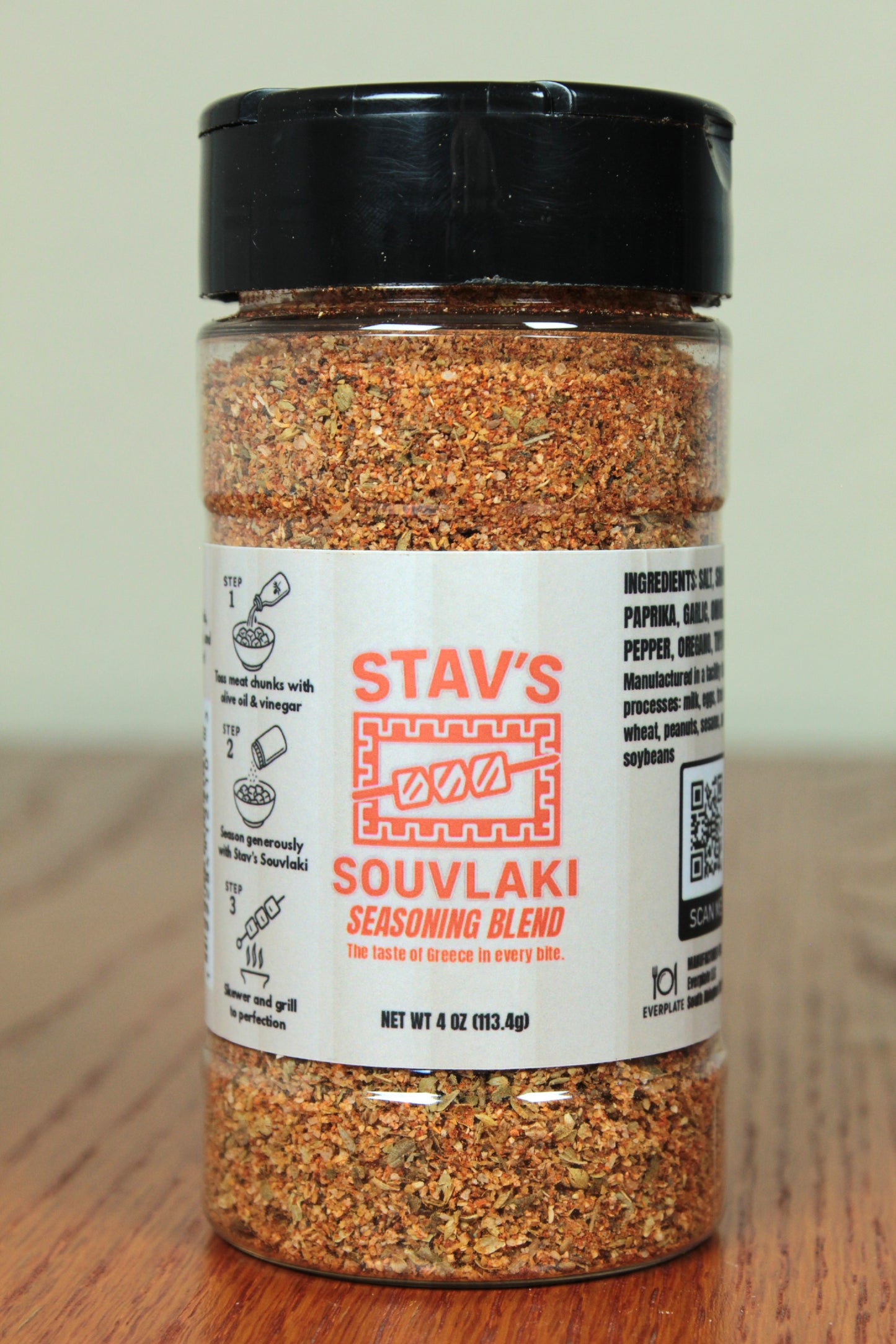 Stav’s Souvlaki Original – Authentic Greek Seasoning Blend