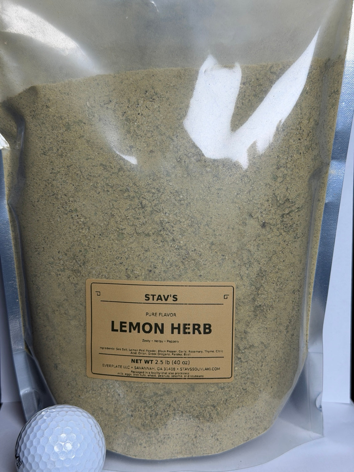 Stav’s lemon herb — 2.5 lb bag